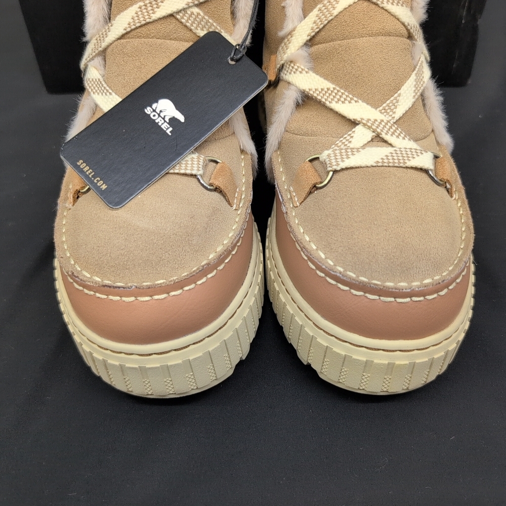 SOREL ONA Ave Alpine Waterproof Winter Boots Women's 7.5 Dusty Tan - Picture 5 of 14